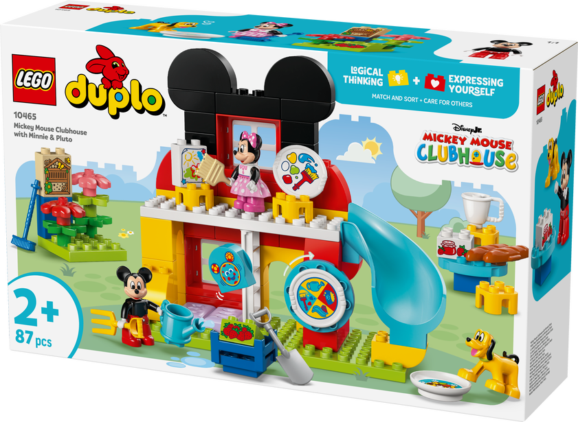 LEGO® DUPLO® │Disney Musse Piggs klubbhus med Mimmi och Pluto 10465