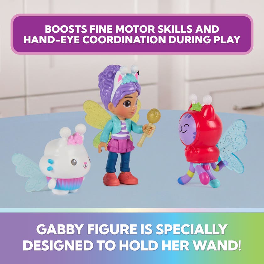 Gabby's Dollhouse Fairylandia figurset med 6 karaktärer