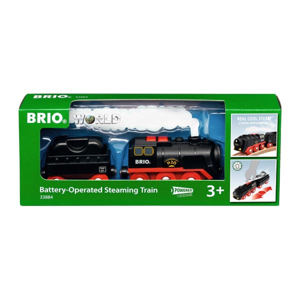 BRIO 33884, Ånglok Batteridrivet tåg med ånga