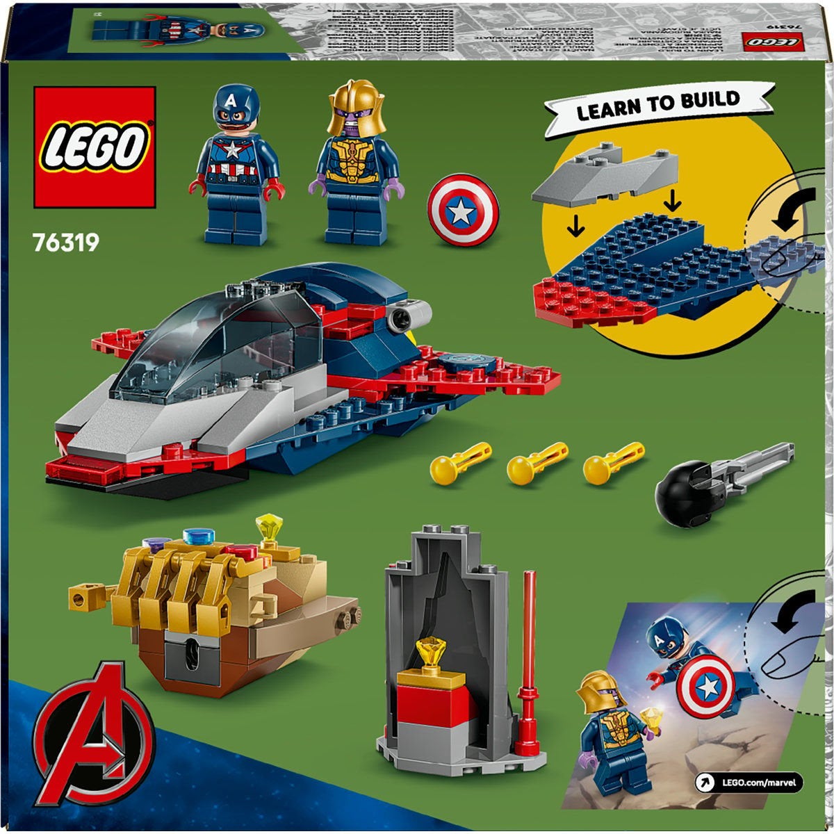 LEGO Super Heroes 76319, Captain America mot Thanos