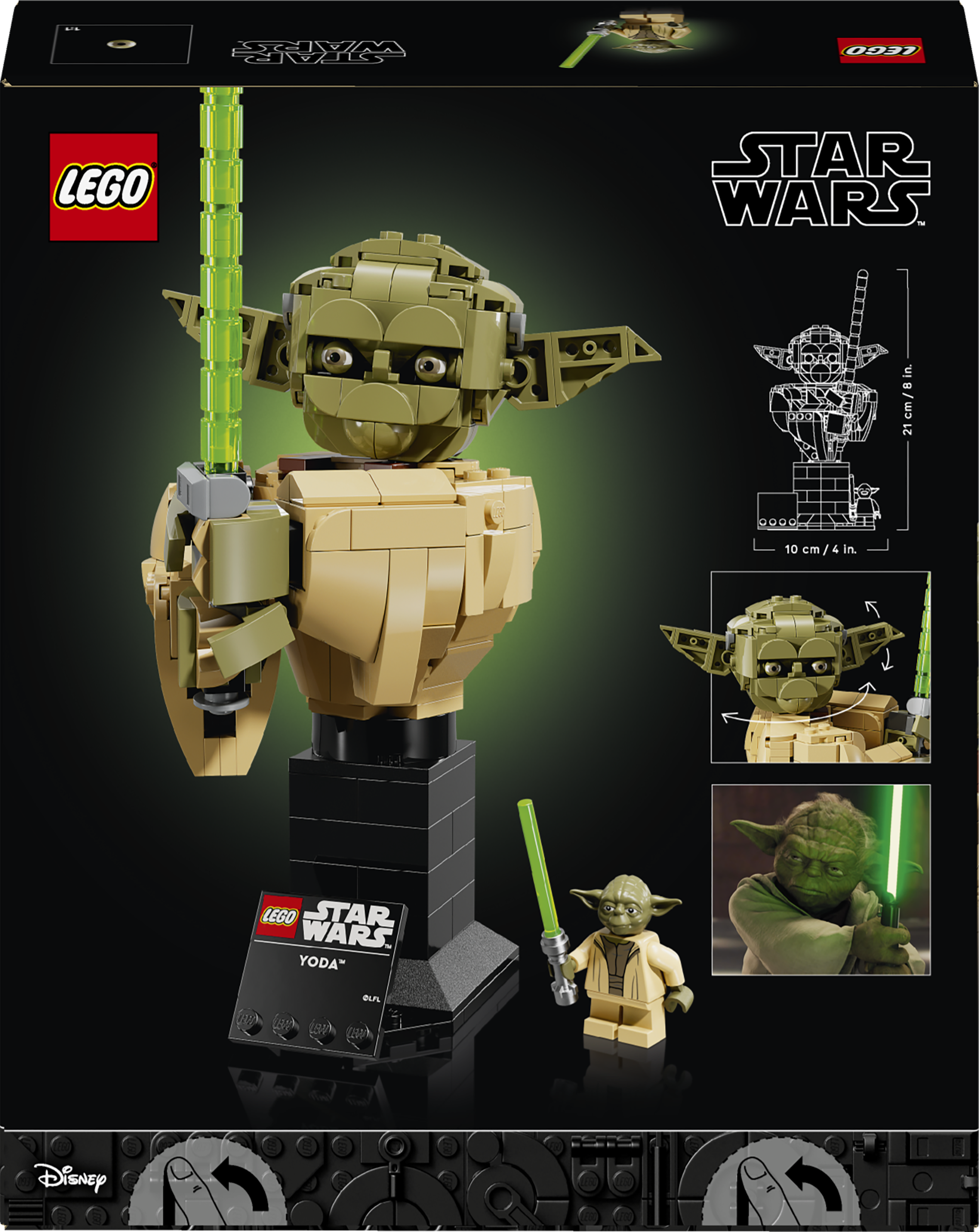 LEGO® Star Wars™ Yoda™ Bust Byggset att samla på 75438