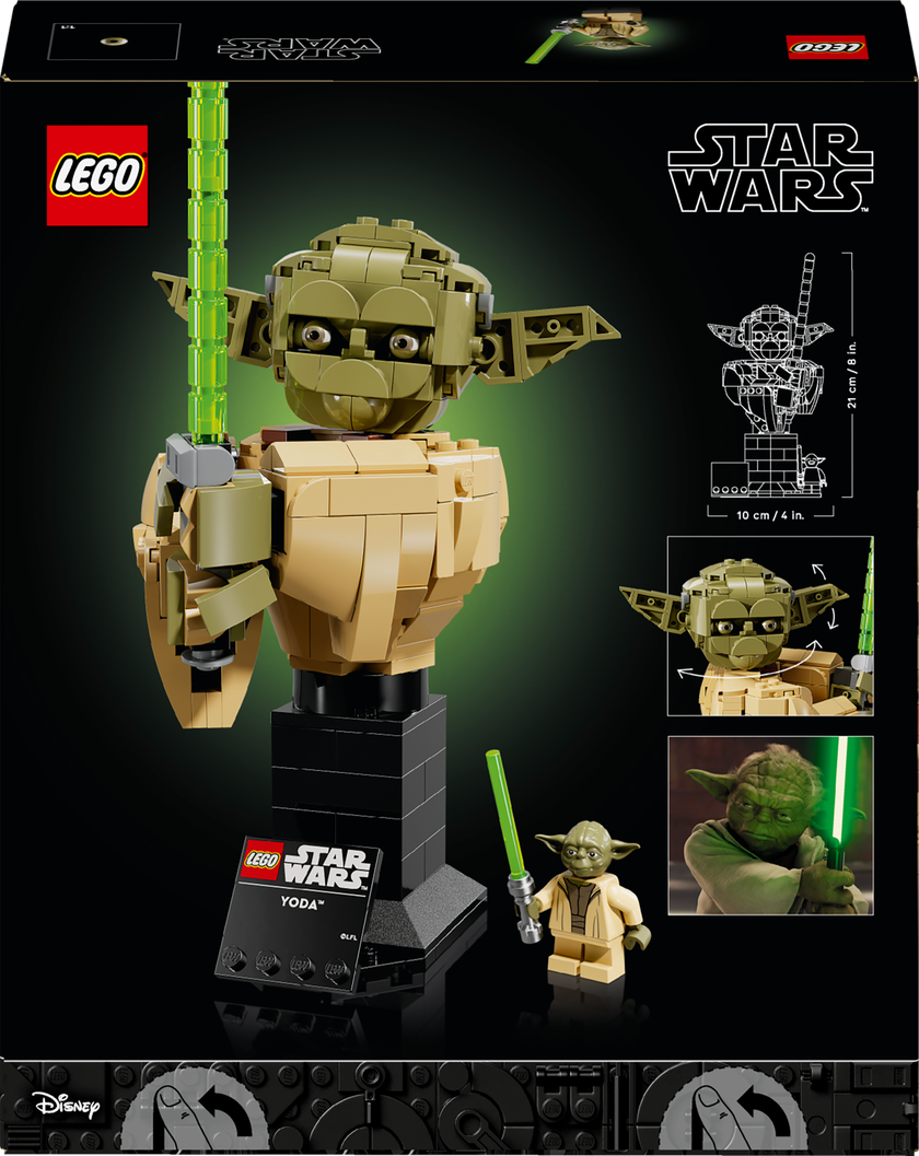 LEGO® Star Wars™ Yoda™ Bust Byggset att samla på 75438