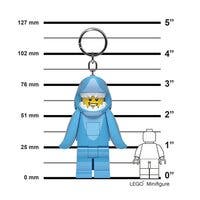 LEGO ICONIC, SHARK SUIT GUY Key chain w/LED light