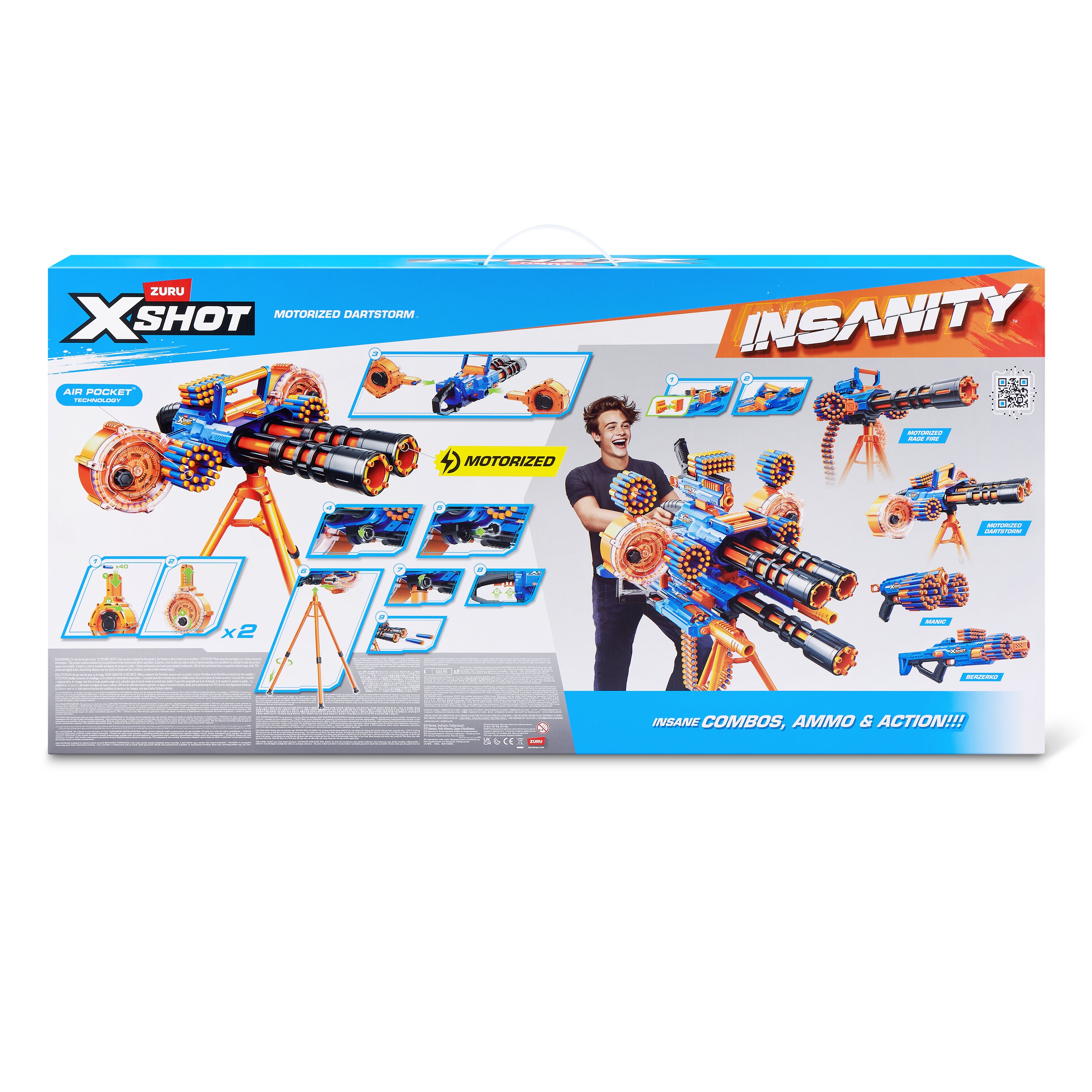 XSHOT Insanity Motoriserad Blaster