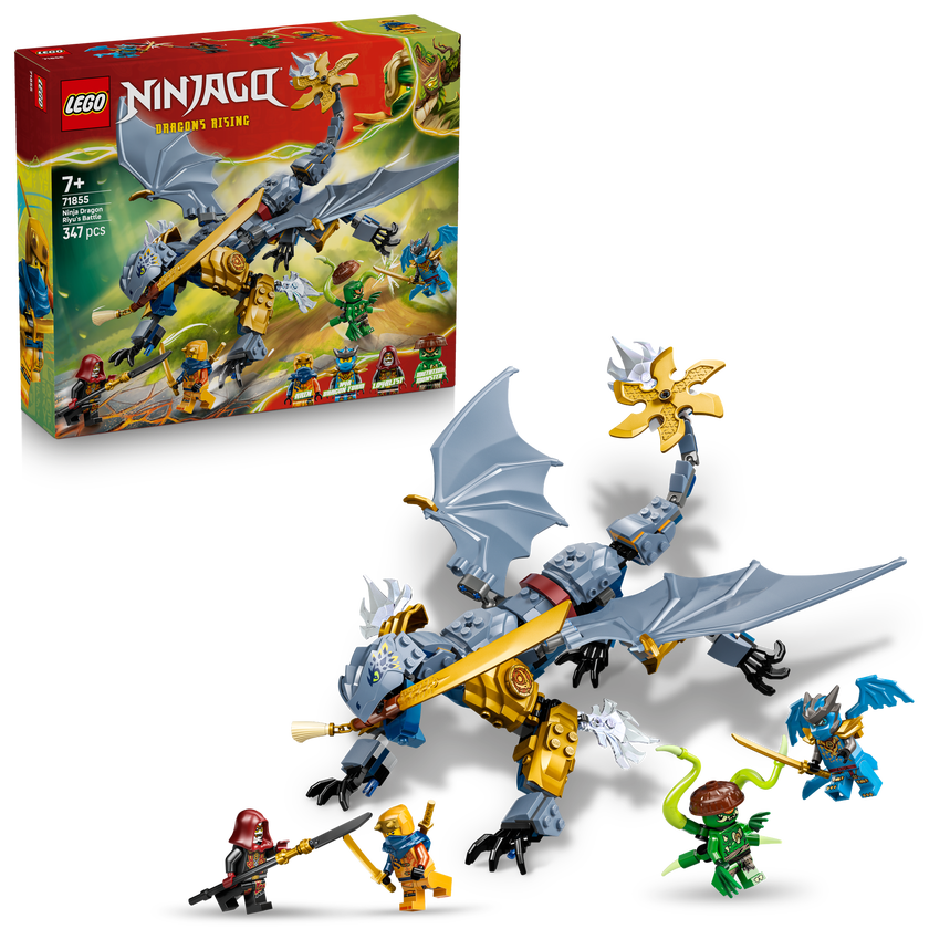 LEGO® NINJAGO® Ninjadraken Riyus strid Ninjaleksaker 71855