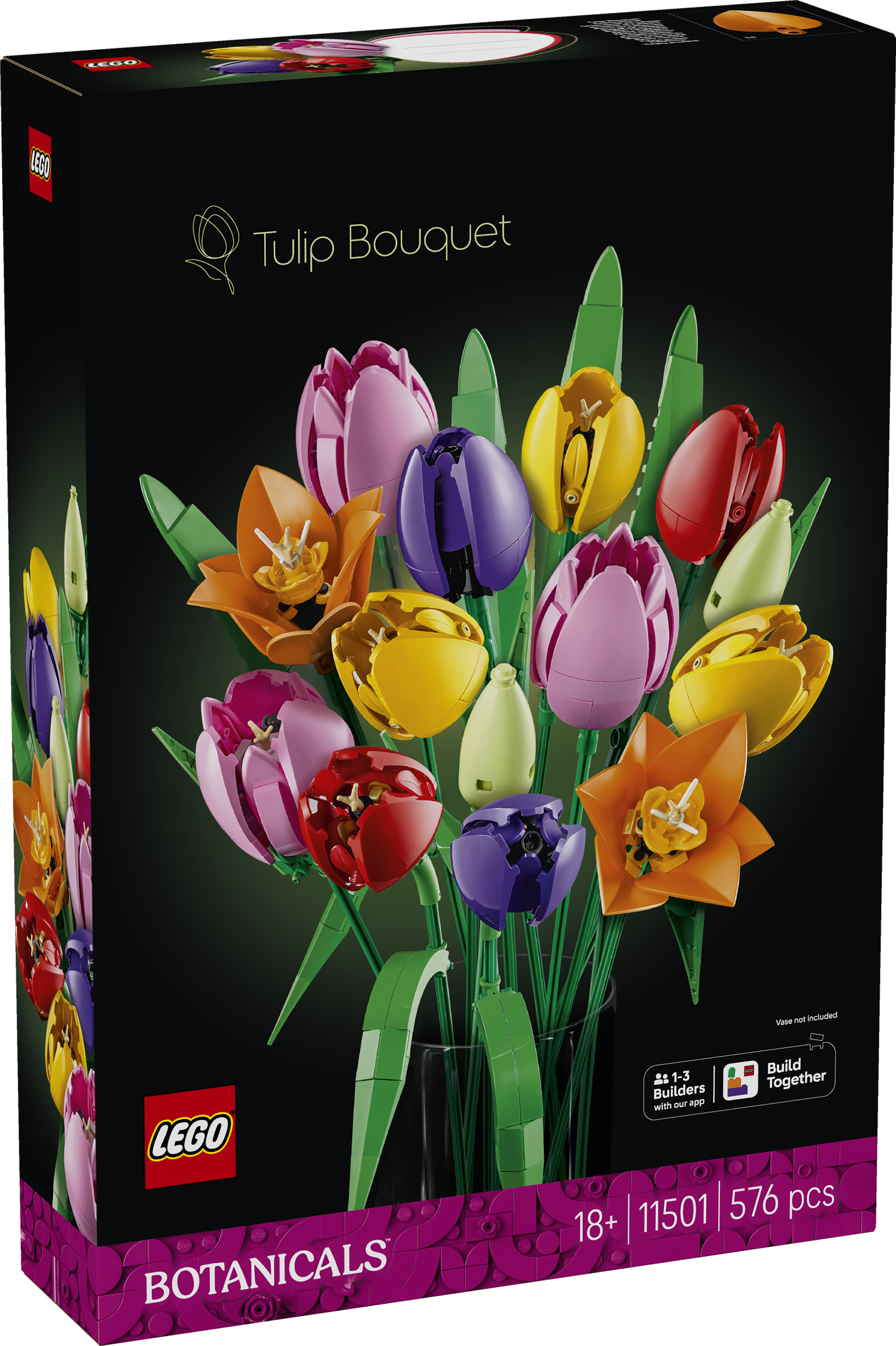 LEGO® Botanicals Bukett med tulpaner Blomsterprydnad 11501