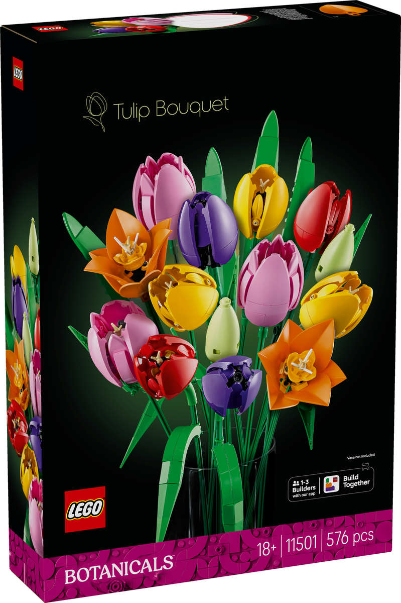 LEGO® Botanicals Bukett med tulpaner Blomsterprydnad 11501