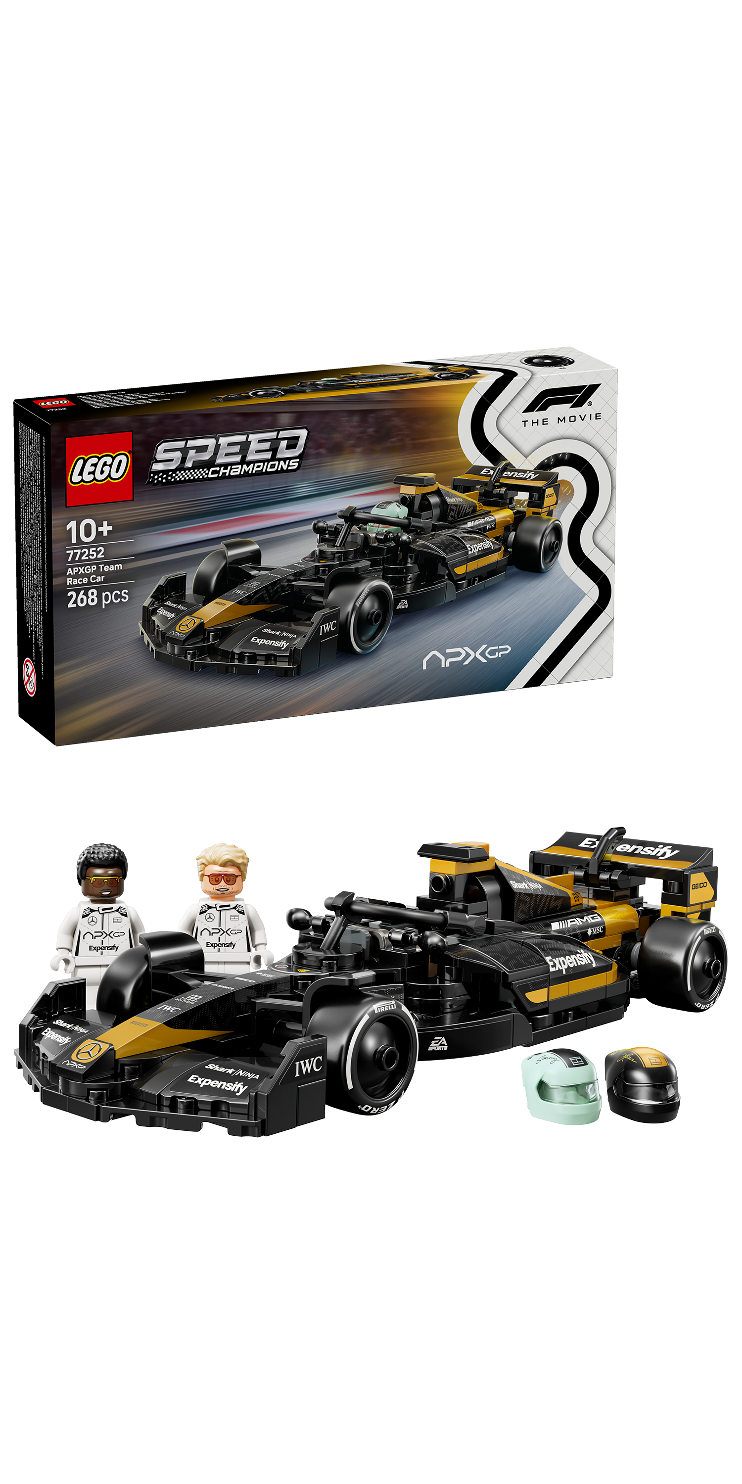LEGO® Speed Champions APXGP-stallets racerbil från F1® The Movie 77252