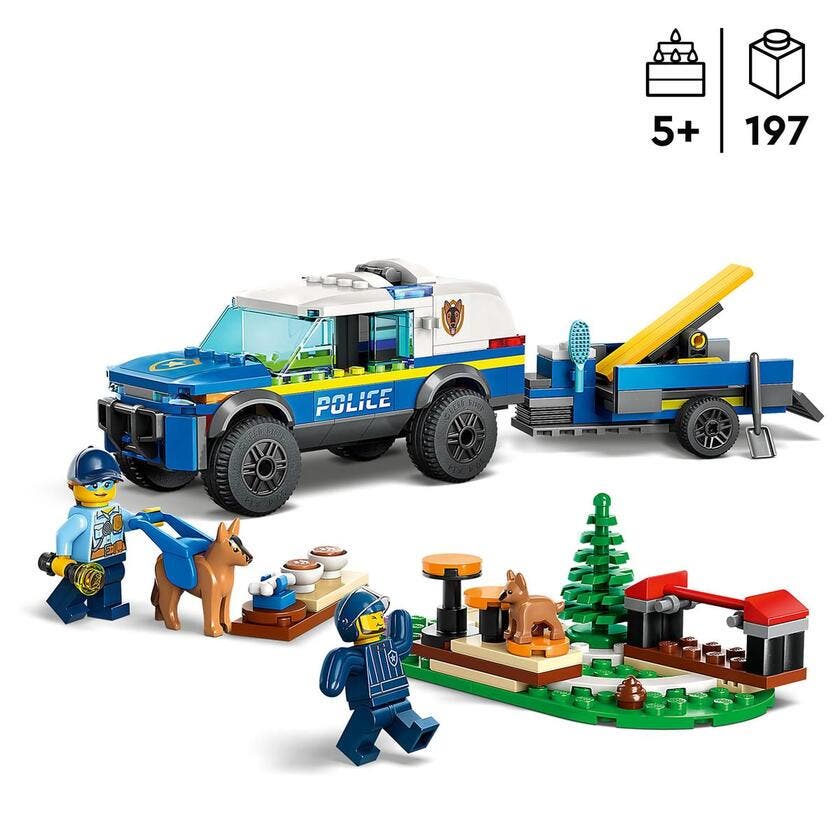LEGO City 60369, Polisens mobila hundträning