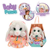 Baby Paws Bunny gosedjur med ljud och napp