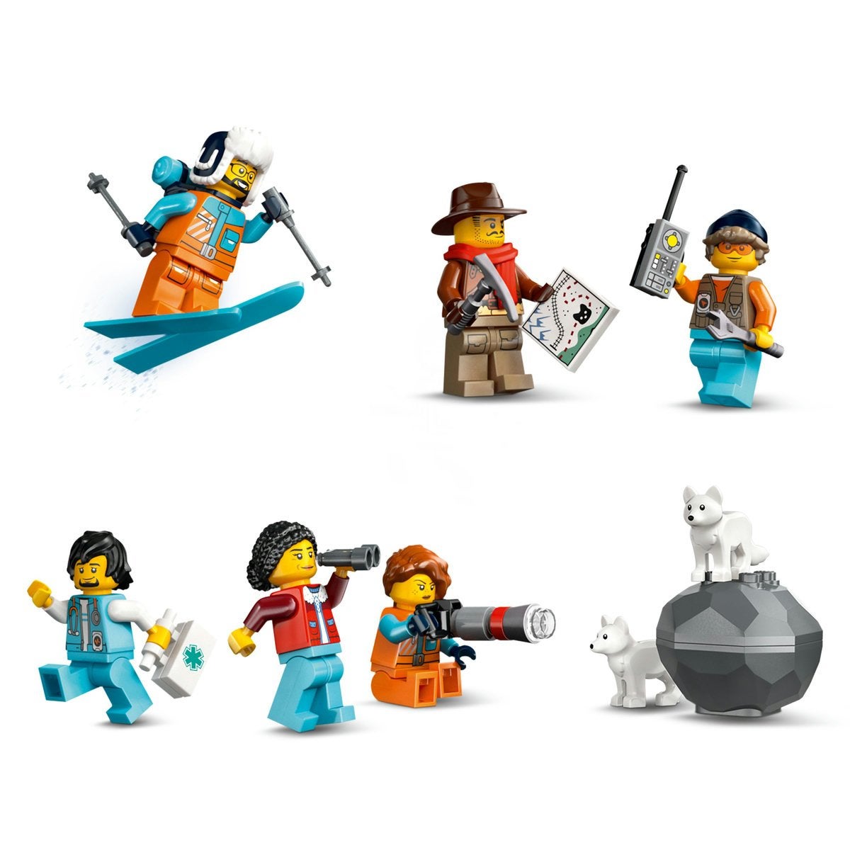 LEGO City 60470, Polarutforskarnas arktiska expresståg