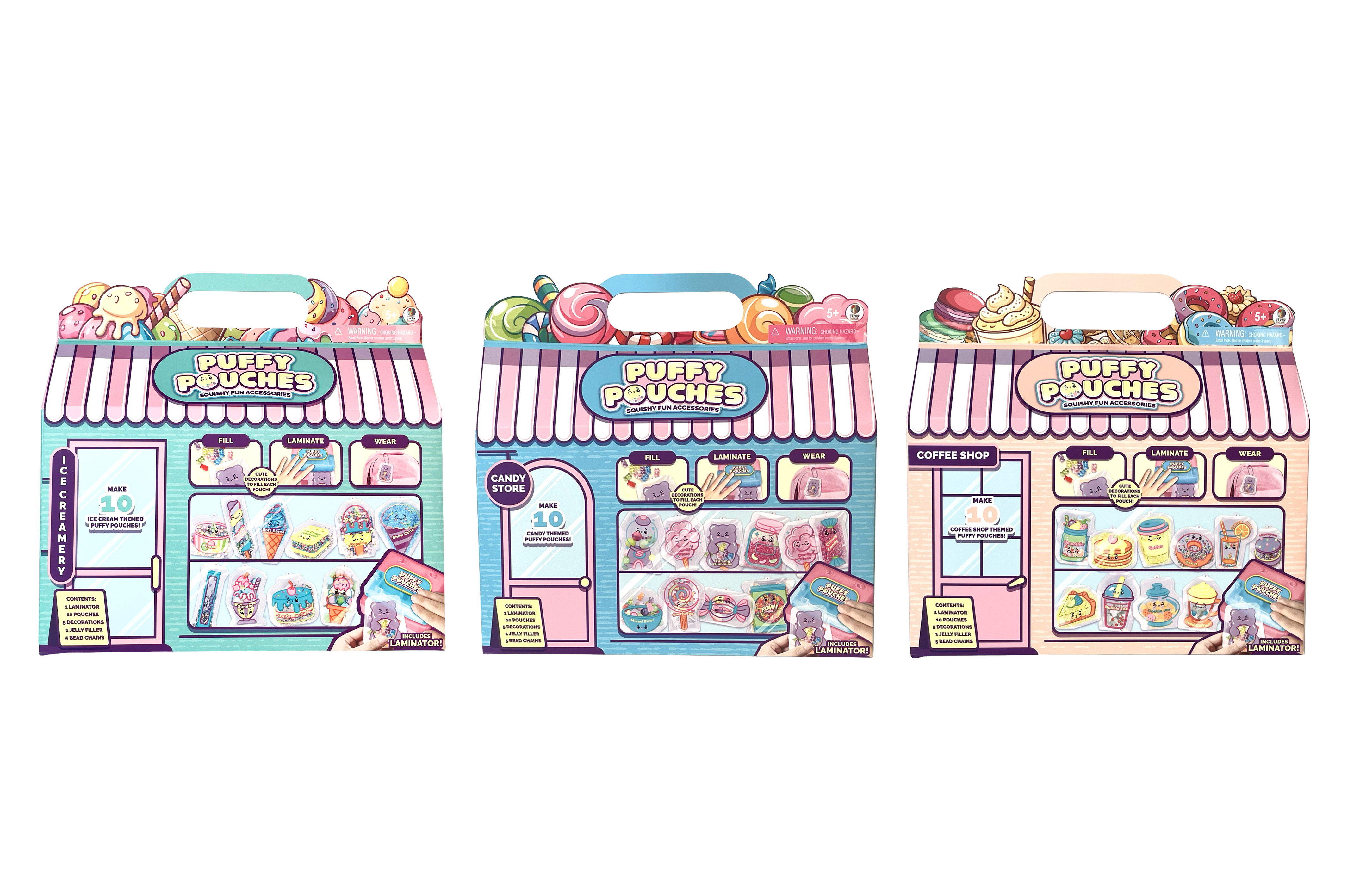 Puffy Pouches Temakit – skapa 10 påsar med laminator