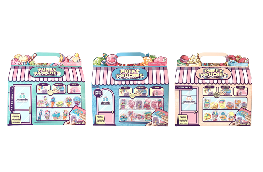 Puffy Pouches Temakit – skapa 10 påsar med laminator
