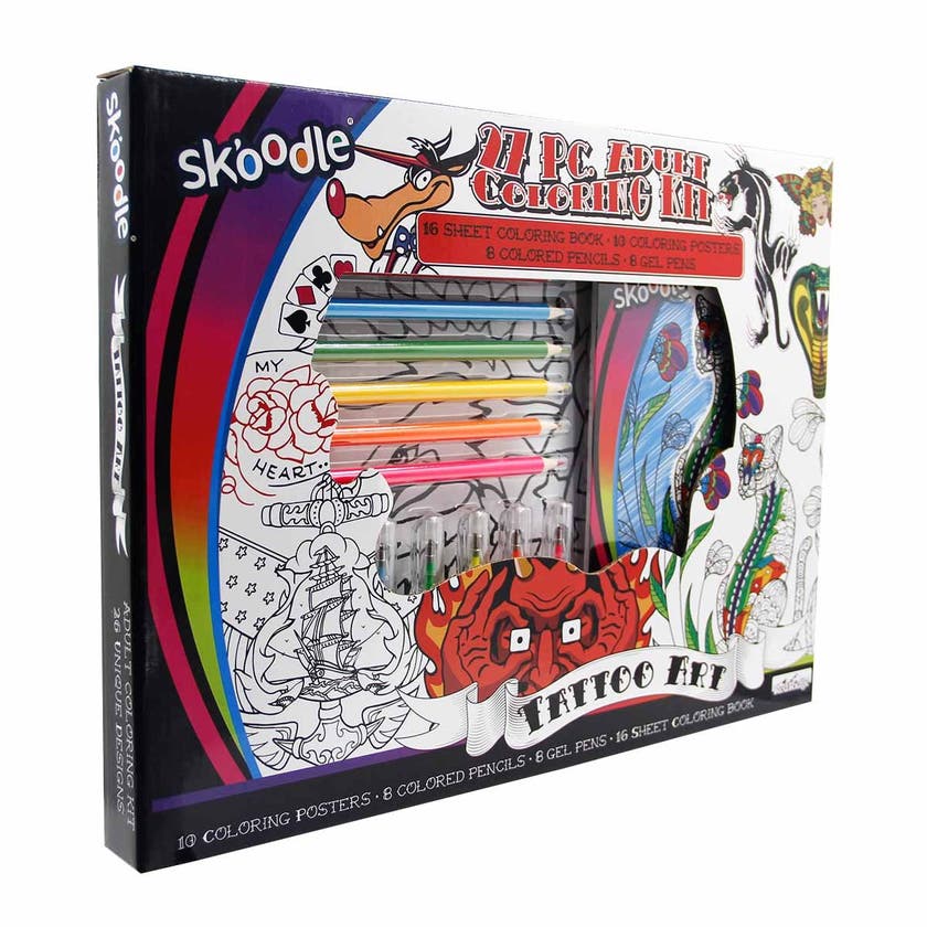 Skoodle, Advanced coloring kit, Tattoo