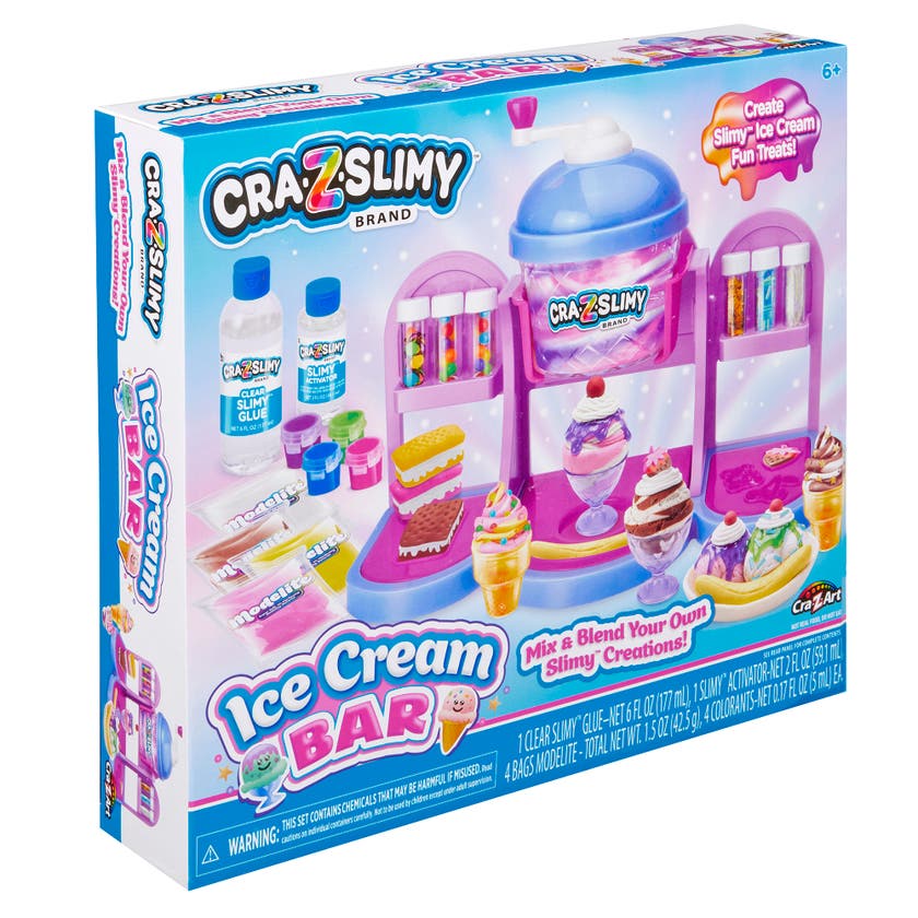 Cra-Z-Slimy Ice Cream Bar – Gör din egen slime-glass