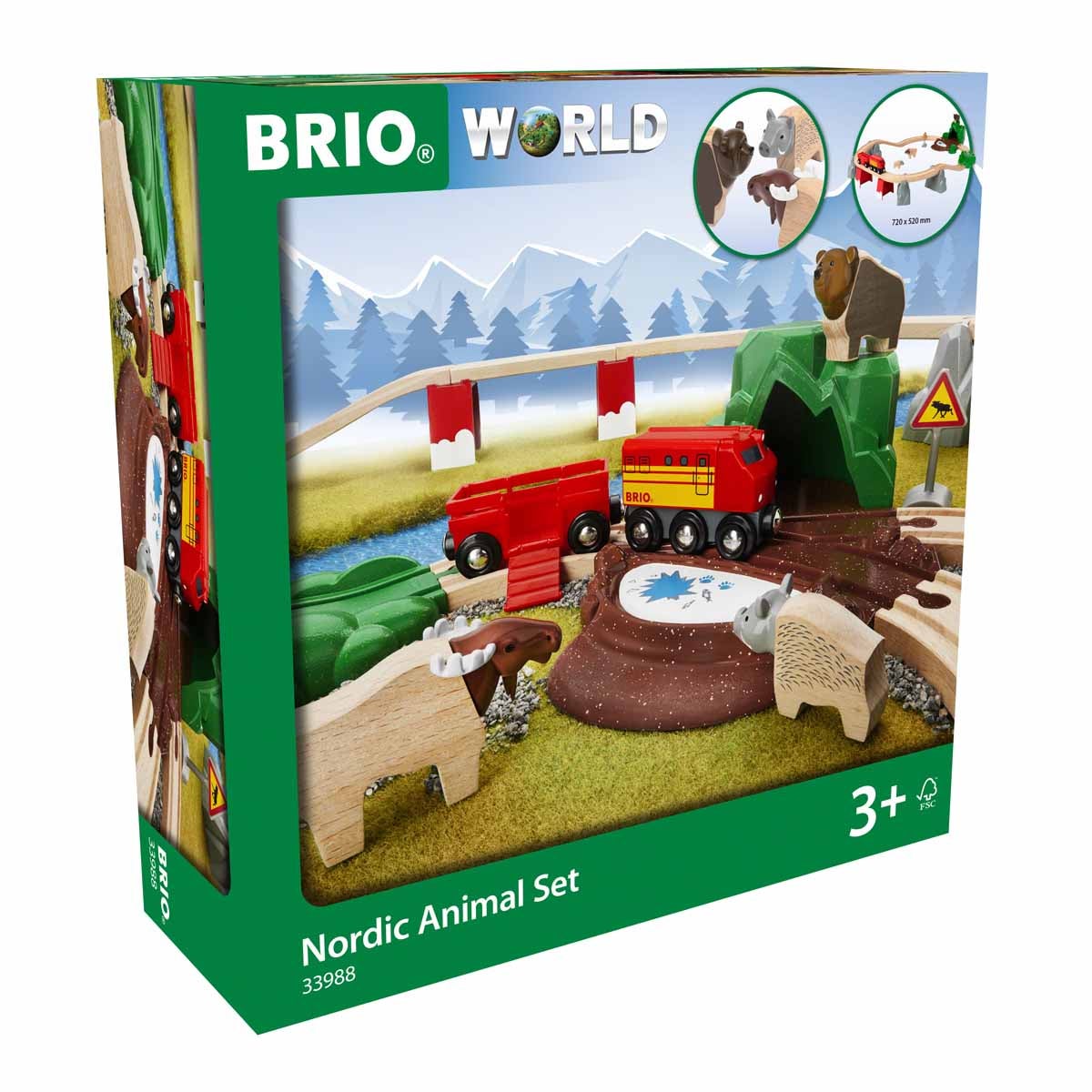 BRIO 33988, Nordiska djur set