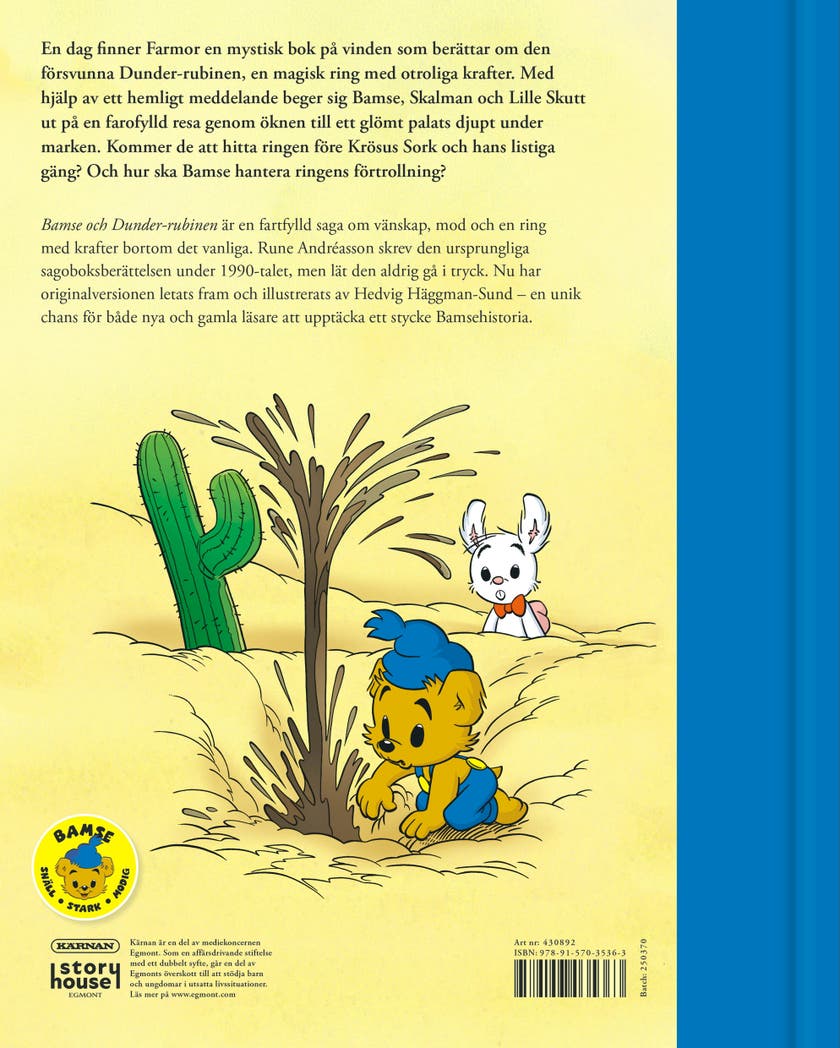 Bamse Och Dunder-Rubinen