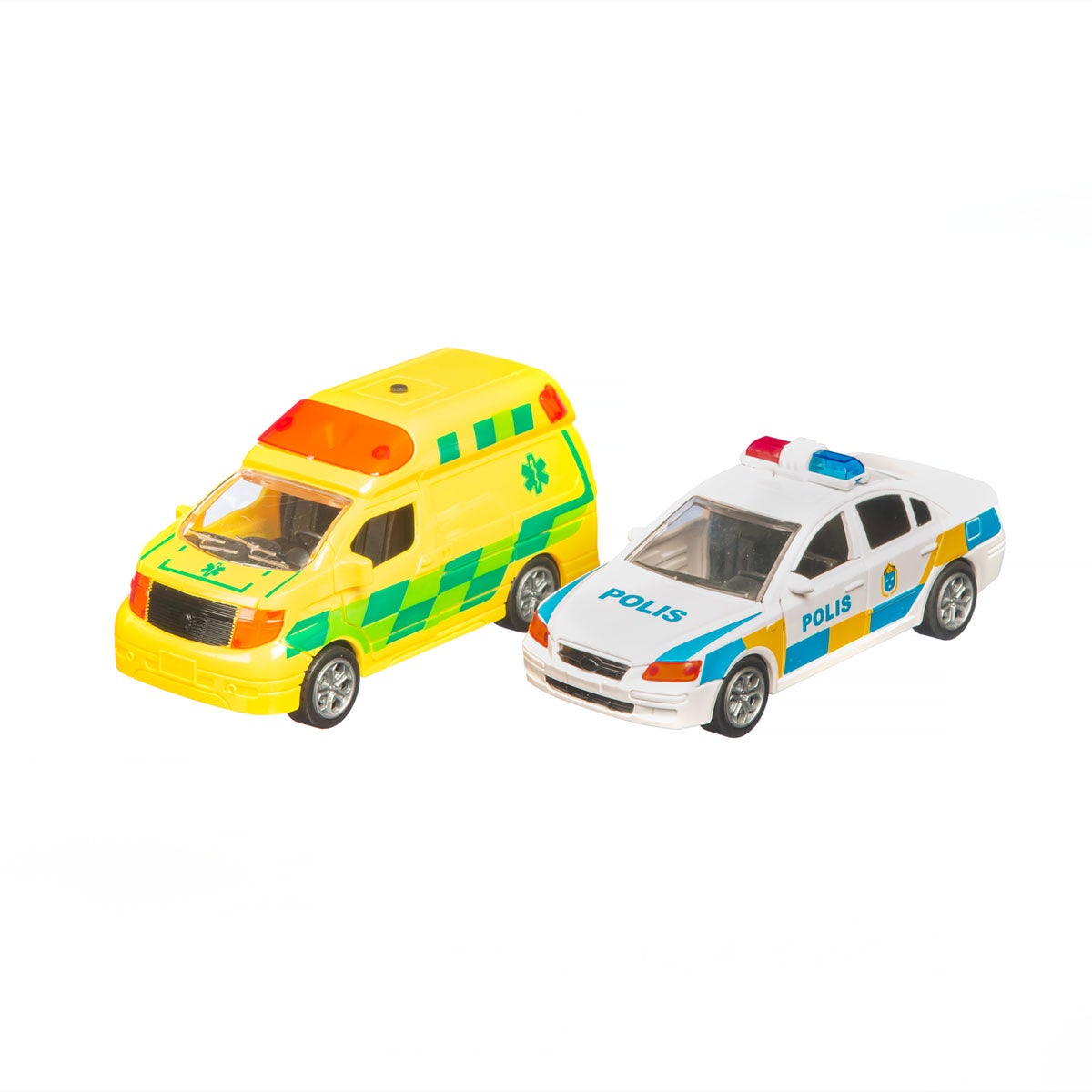 Special Team, Polis och Ambulans 2 pack med ljus o ljud SV