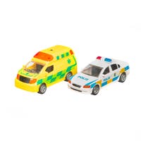 Special Team, Polis och Ambulans 2 pack med ljus o ljud SV