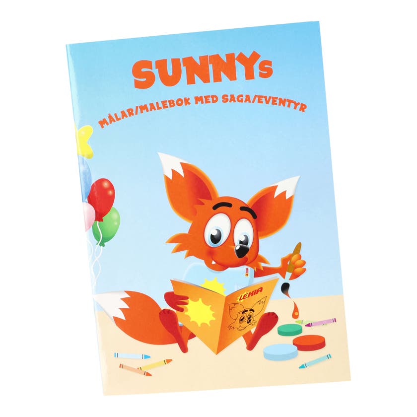 Målarbok Sunny Se/No
