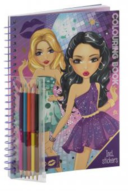 Stickers Målarbok 30Blad A4