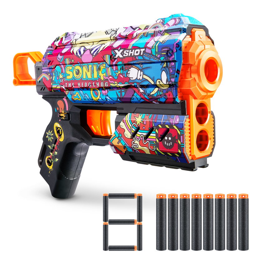 XSHOT SKINS-FLUX(8 Darts) SONIC