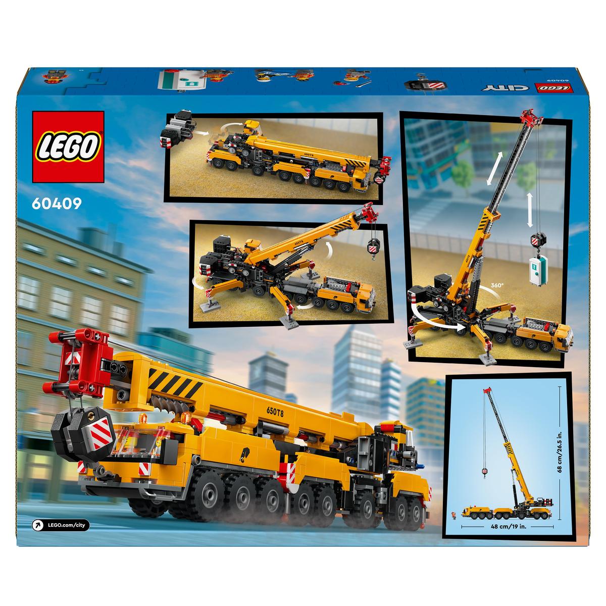 LEGO City 60409, Gul mobil byggkran