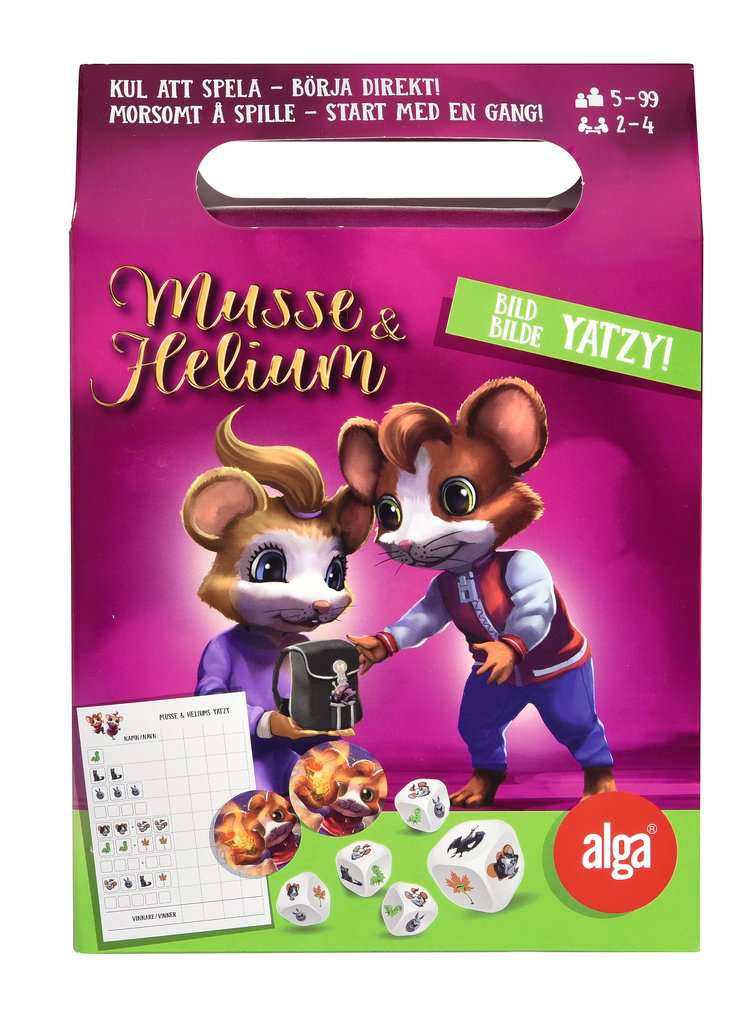 Alga, Musse & Heliums Jakten på tärningarna