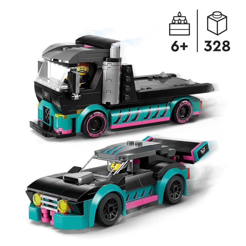 LEGO City 60406, Racerbil och biltransport