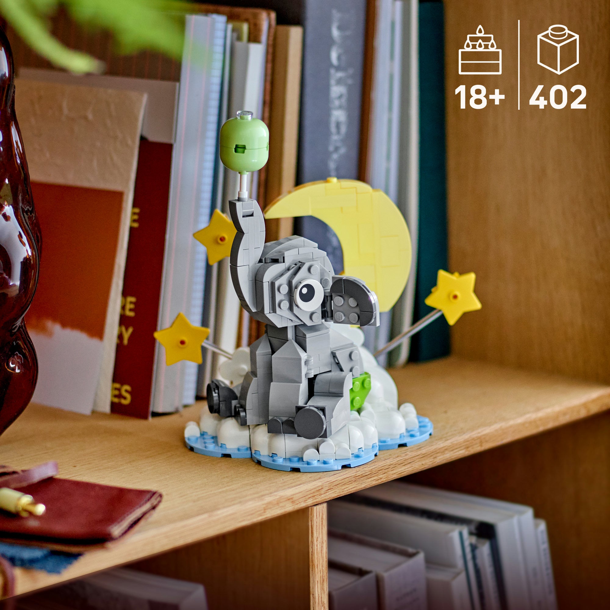 LEGO® Elefantunge på ett moln Uppvisningspresent till nyblivna föräldrar 40814