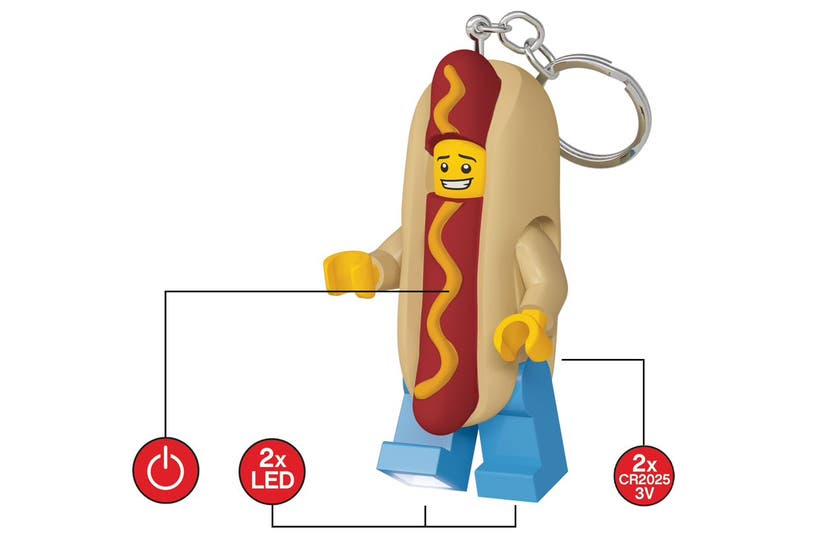 HOT DOG MAN Key Light: key chain with LED light