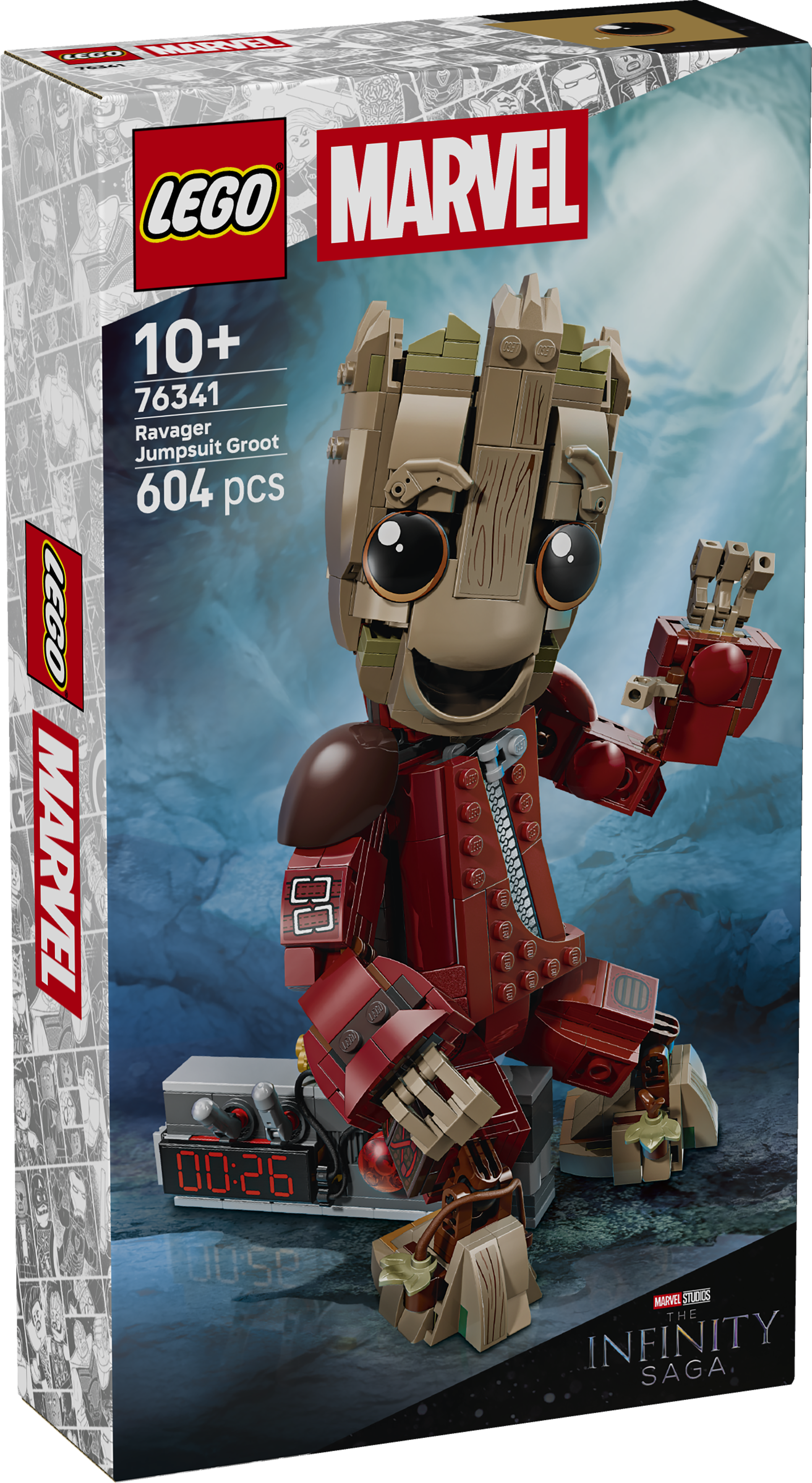 LEGO® | Marvel Groot i Ravager-kläder Byggleksak 76341