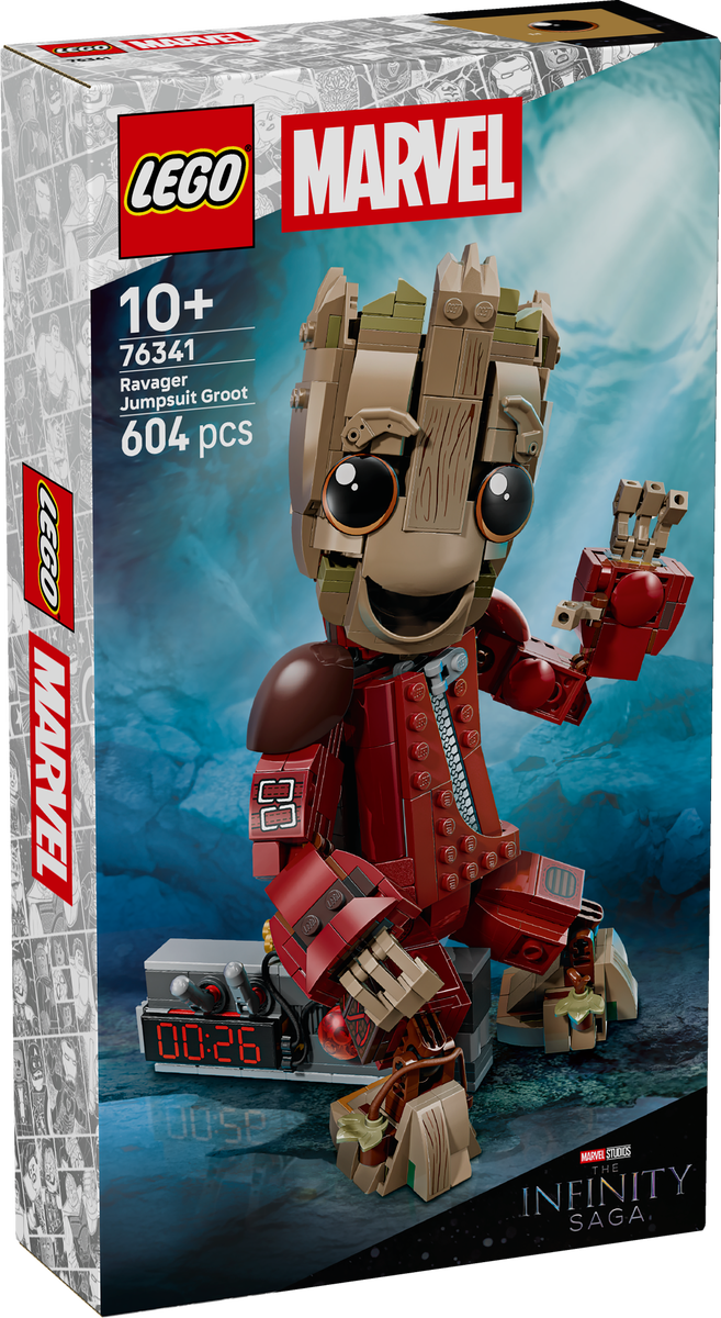 LEGO® | Marvel Groot i Ravager-kläder Byggleksak 76341
