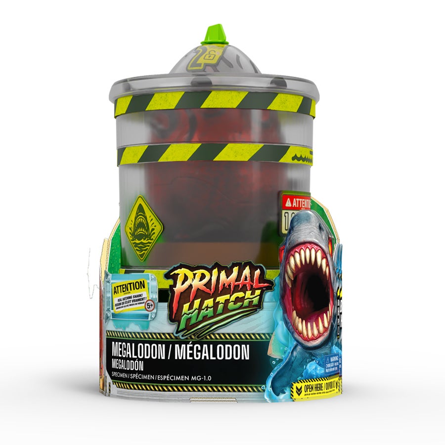 Primal Hatch Megalodon Interaktiv Hajleksak