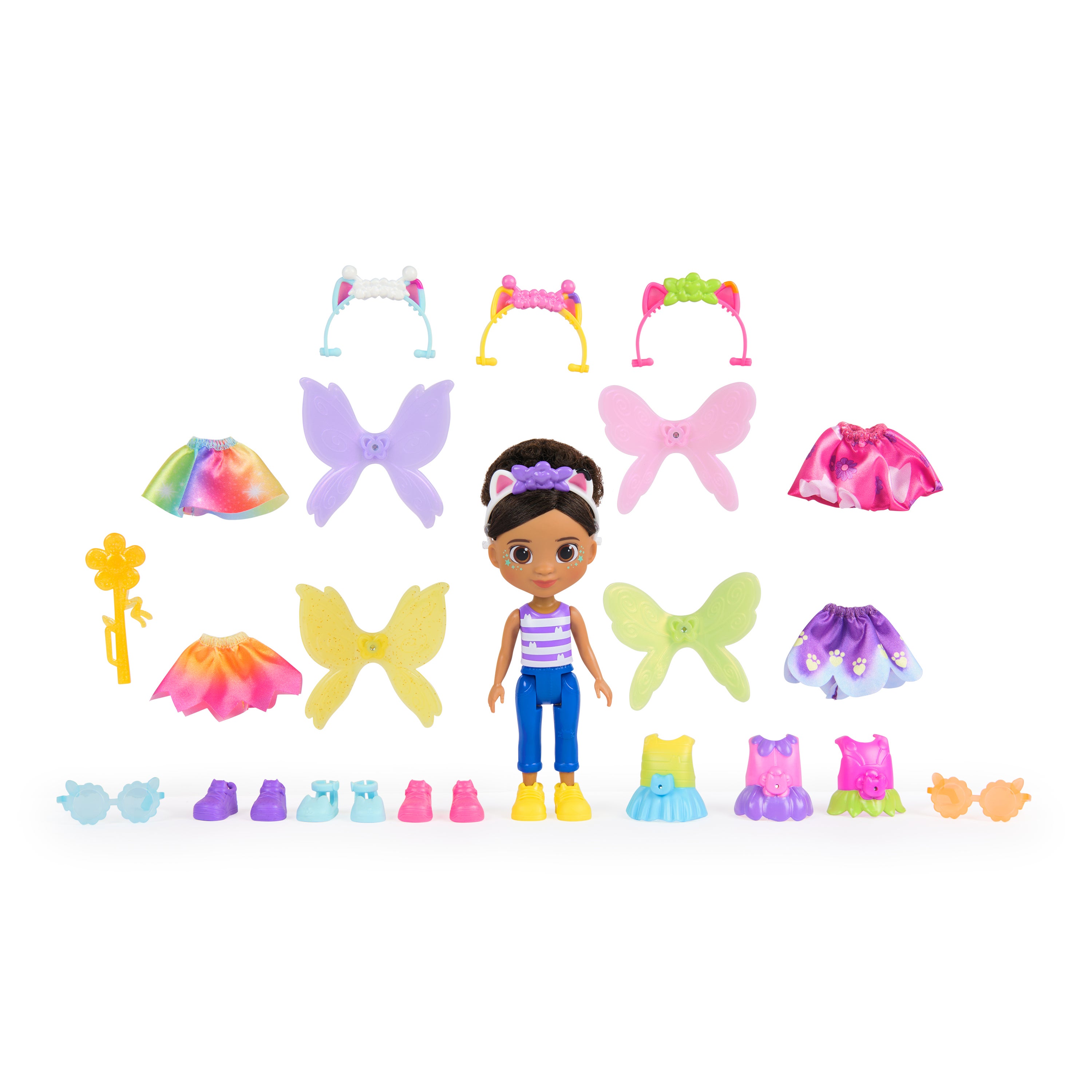 Gabby's Dollhouse Fairy Magic Fashion Set docka