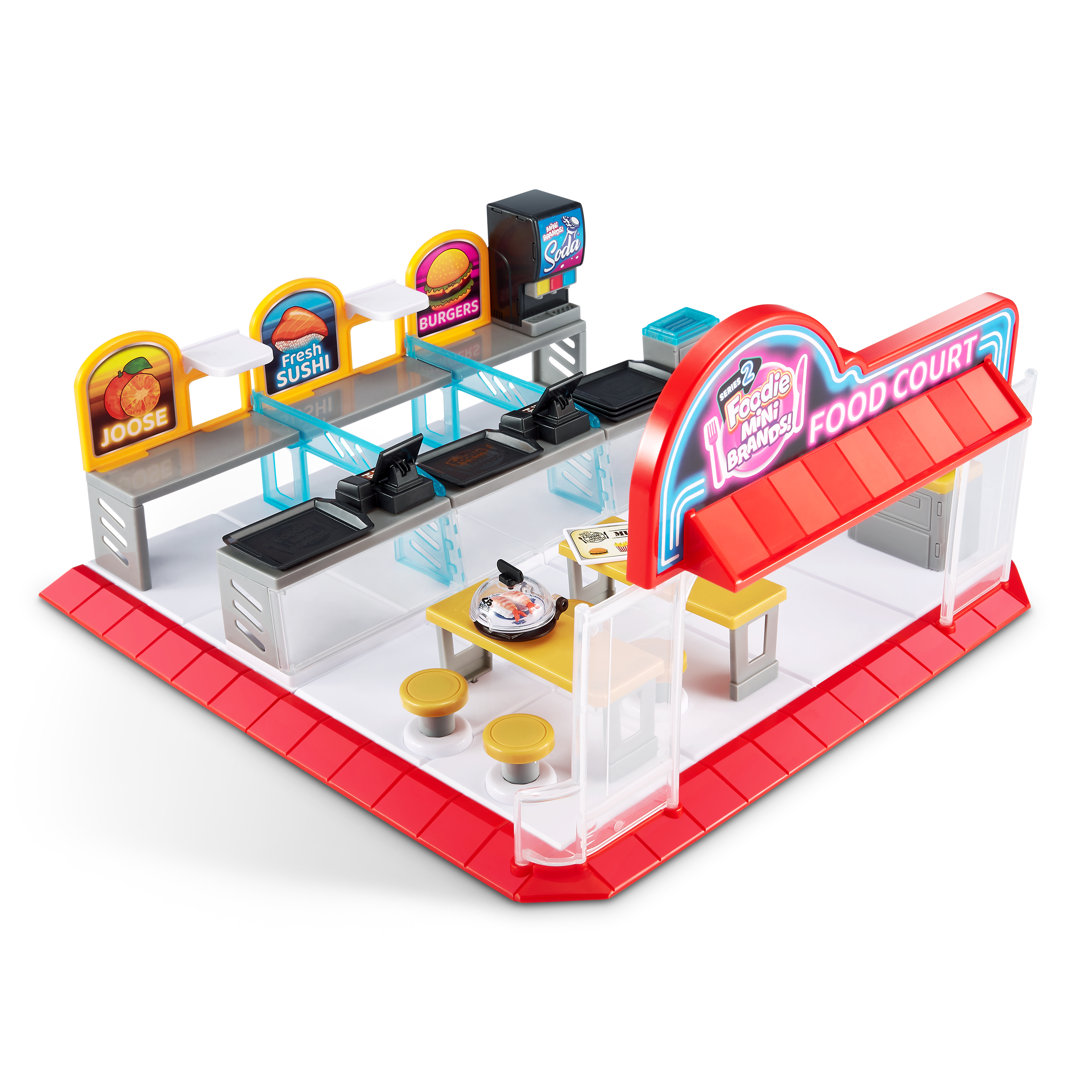 5 Surprises, Mini Food Court Playset,Bulk