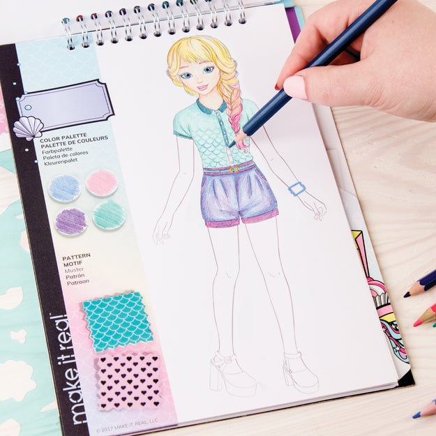 Make it Real, Fashion Design Sketchbook: Pastel Pop!