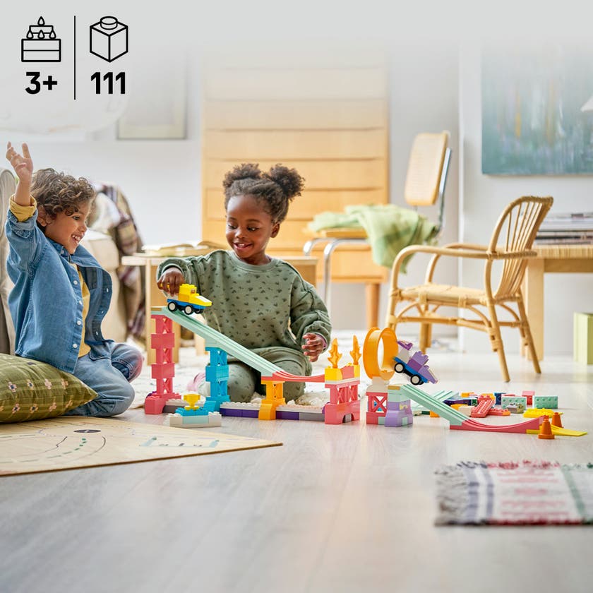 LEGO® DUPLO® Town 3-i-1 Kreativa ramper med fordon 10478