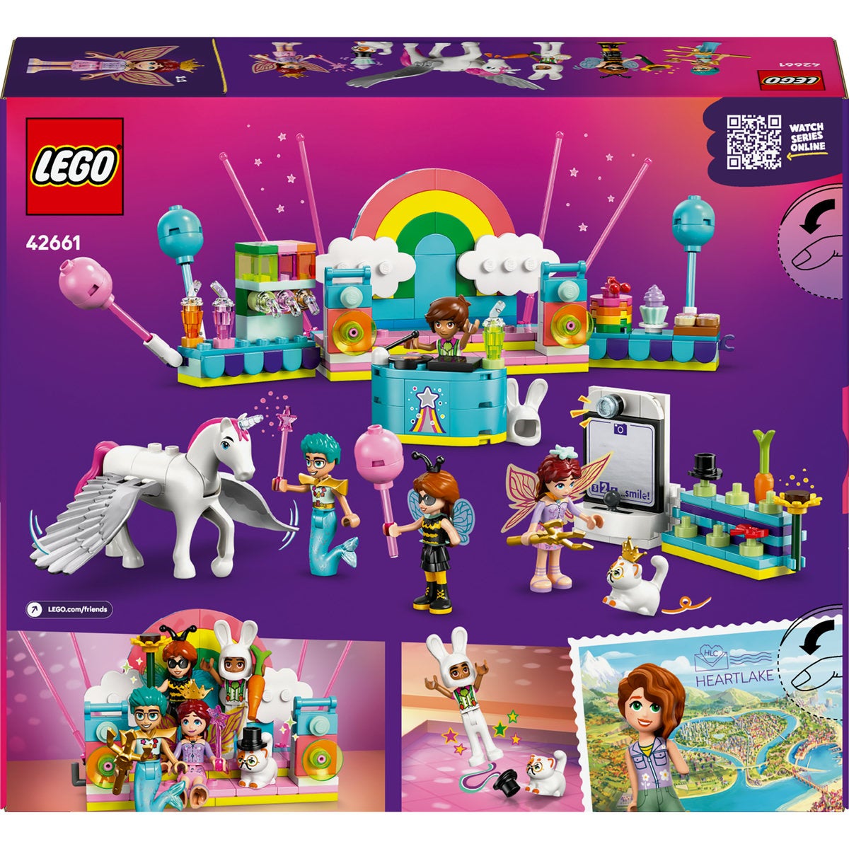 LEGO Friends 42661, Maskeradfest med enhörning och älva