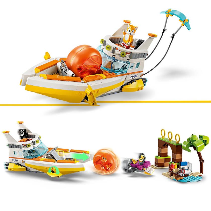 LEGO Sonic the Hedgehog 76997, Tails äventyrsbåt