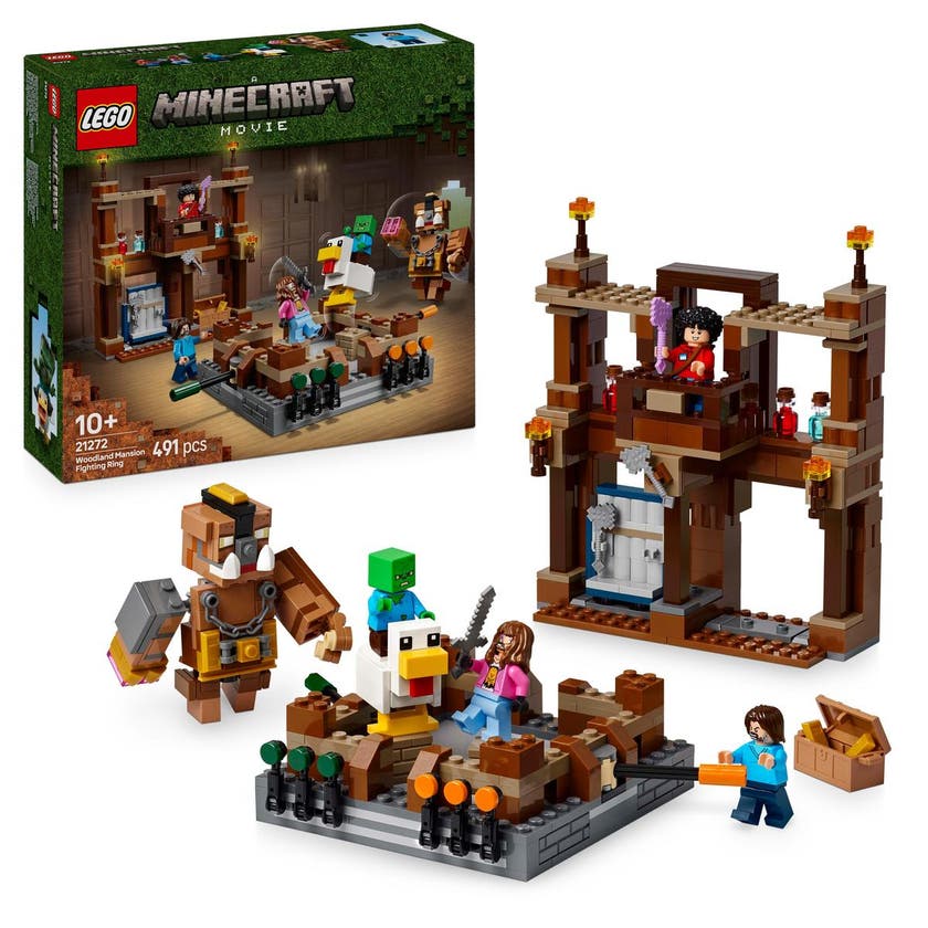 LEGO Minecraft 21272, Woodland Mansion Fighting Ring