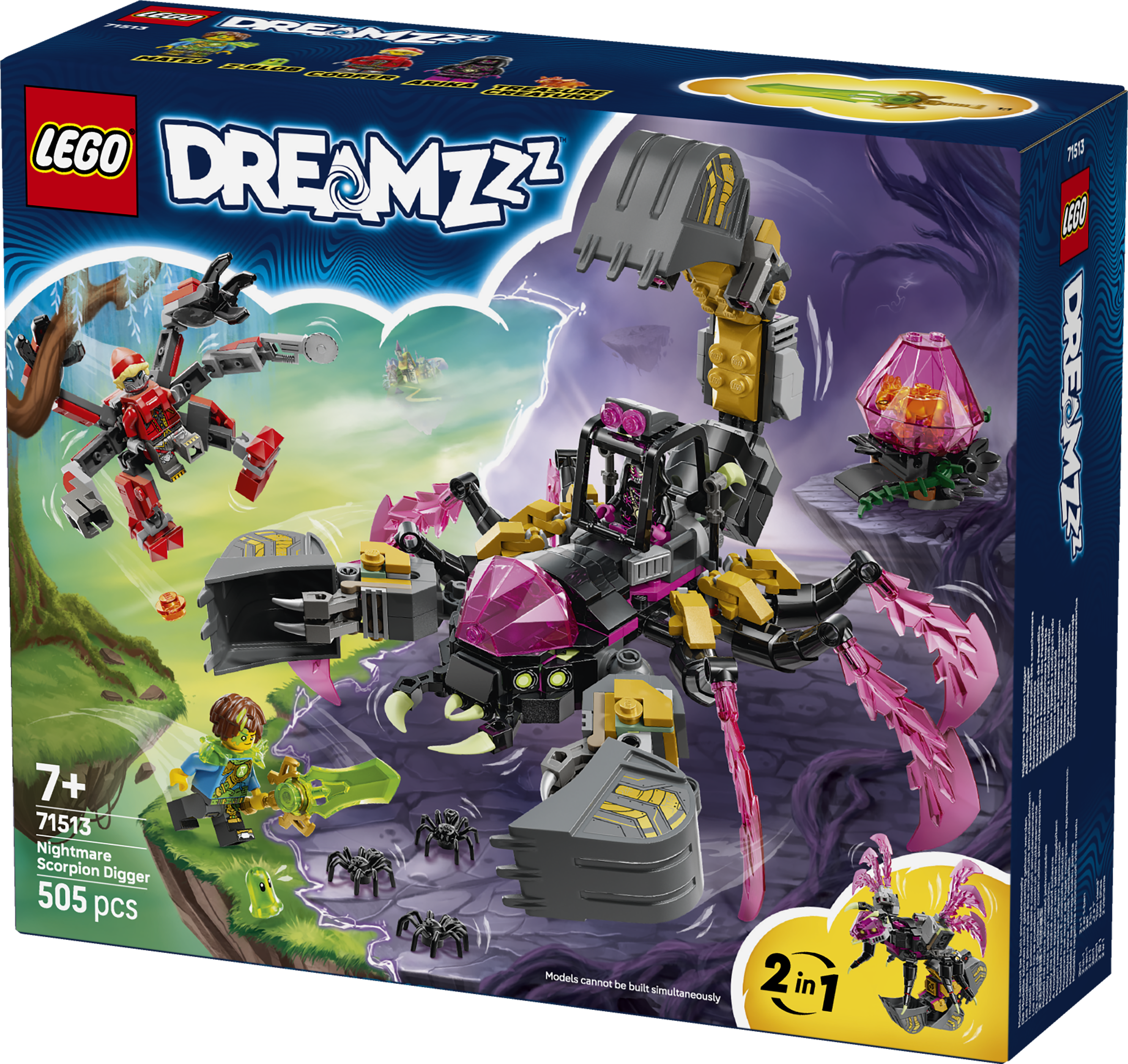 LEGO® DREAMZzz™ Mardrömmarnas skorpiongrävare Byggleksak 71513