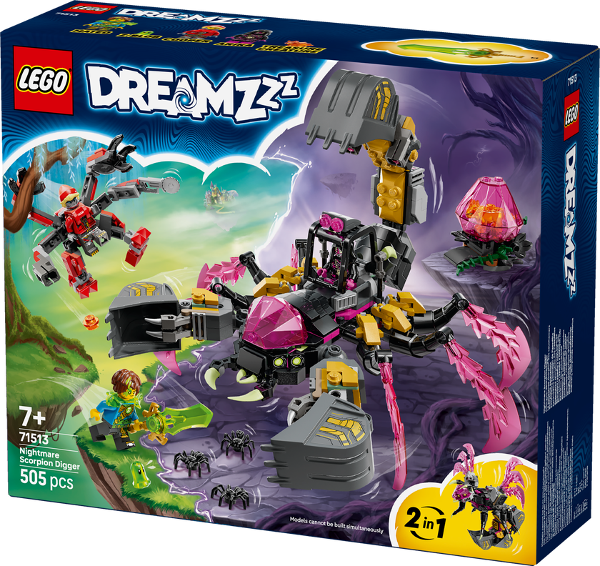 LEGO® DREAMZzz™ Mardrömmarnas skorpiongrävare Byggleksak 71513