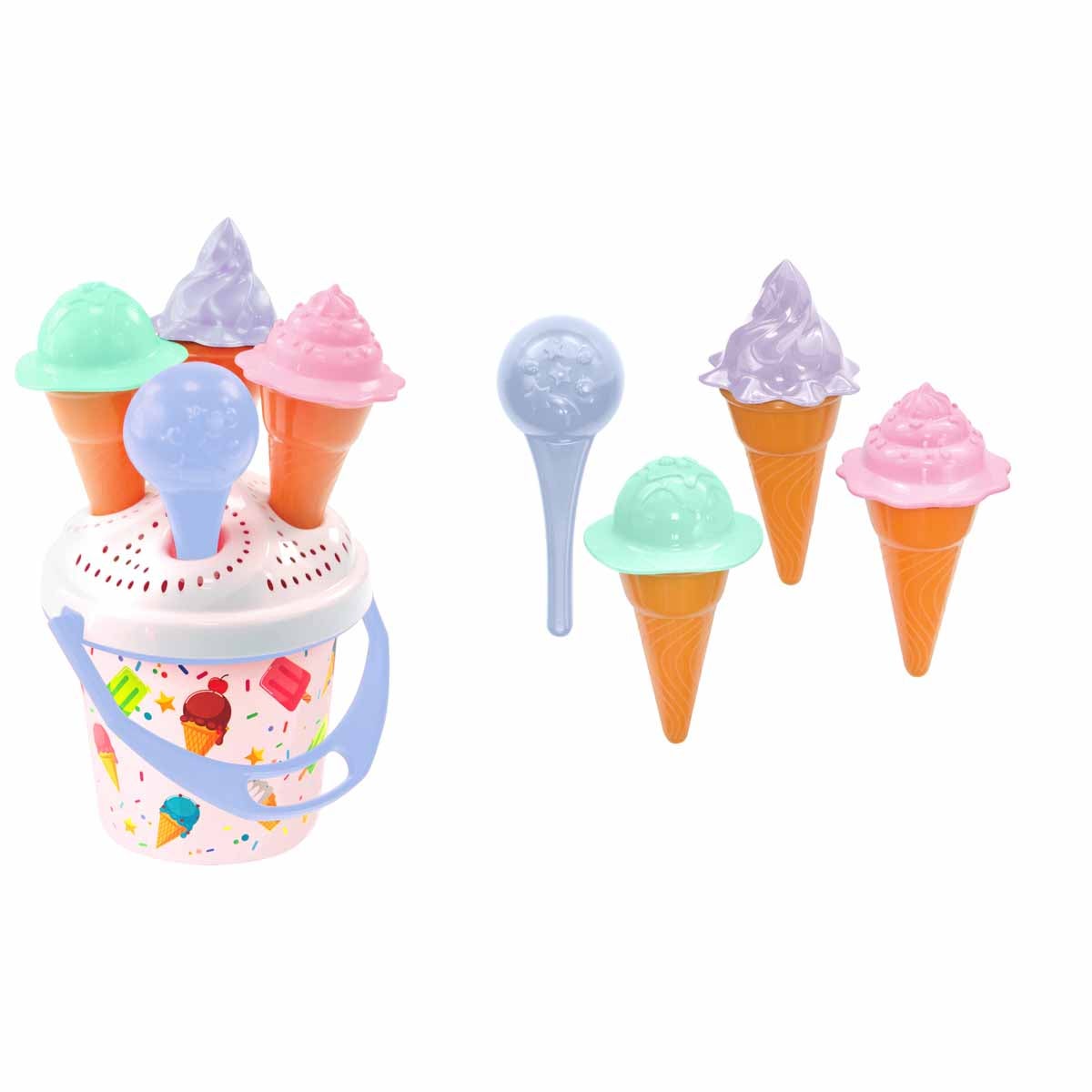 Hinkset med glasstrut