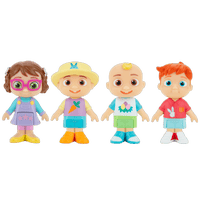 Cocomelon, Dress Up Figure 4 Pack