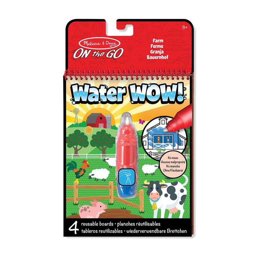 Water WOW! Farm Målarbok med vattenpenna