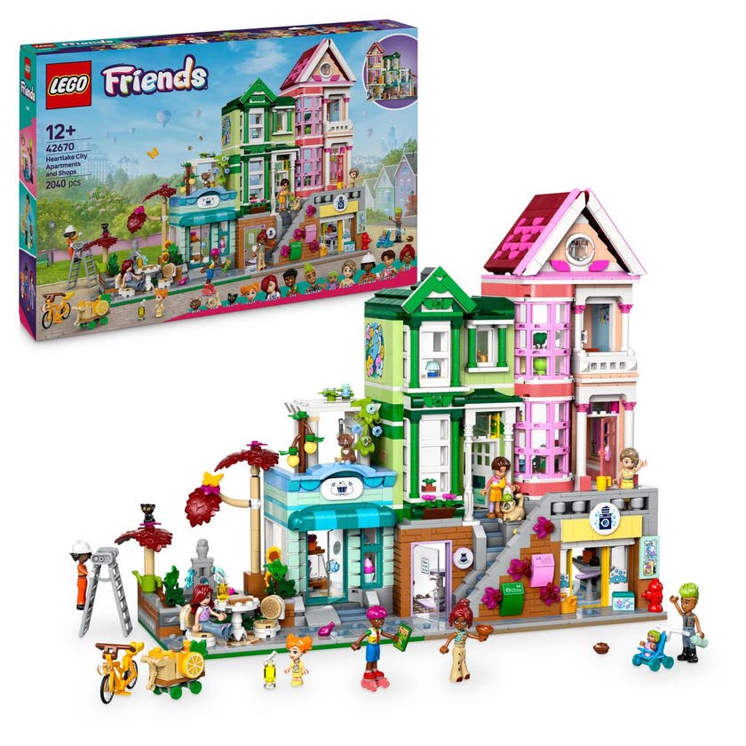 LEGO Friends 42670, Heartlake Citys lägenheter och butiker