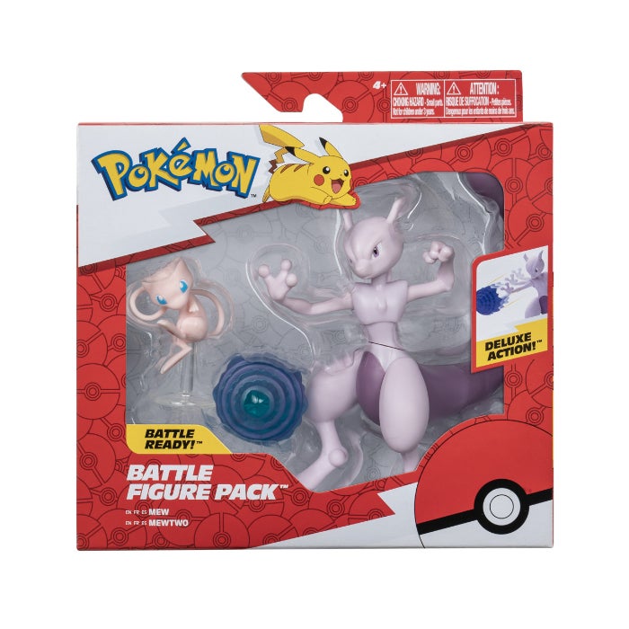 Pokemon, Figure Set 2 Pk Mewtwo And Mew