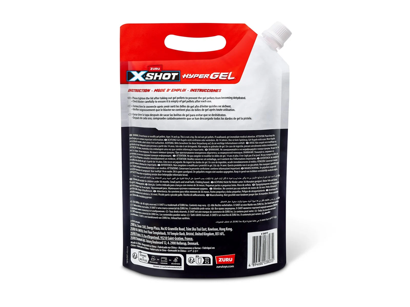 XSHOT Hyper Gel gelékulor 3000st påfyllning