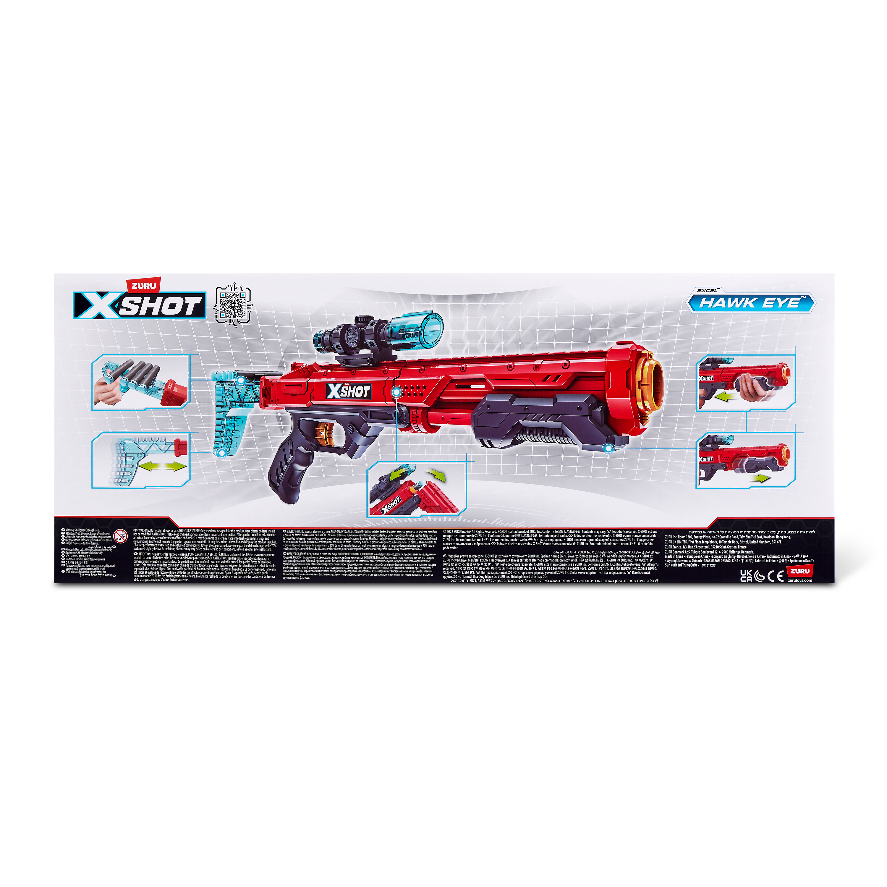 XSHOT Excel Hawk Eye med 16 pilar
